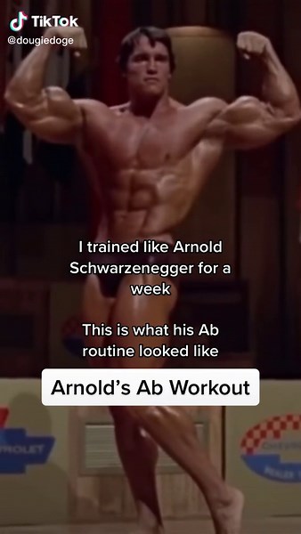 Arnold’s Ab Routine 💪 #arnoldworkout #arnold #arnoldschwarzenneger #workout #abworkout #corewokout #abs #abroutine #core #predator #abday #coreday #sixpack