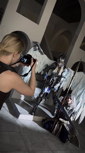 Video backstage from our photoshoot with Lady Melamori #baldursgate3cosplay #baldursgate3 #dameaylin #isobel