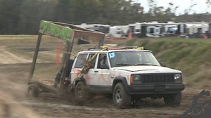 This is some of the most hilarious racing to watch at any Mud Park! | Mega Mud Trucks