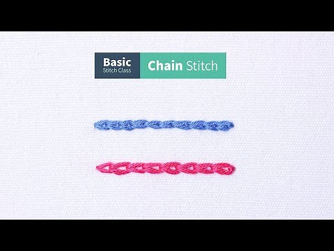 Chain Stitch Tutorial | Basic Stitch Class for Beginners | ETSPIL