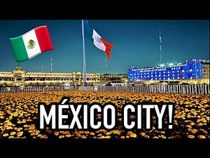 New! 2025 Mexico City in 4K! CDMX celebrating food, culture, and Dia De Los Muertos