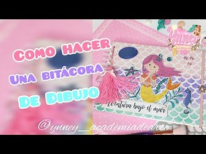 How to make a drawing/binding logbook with Cinch🧜🫧