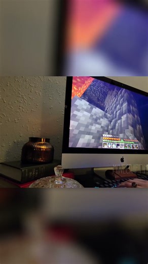 Mining Near Lava: Risky Minecraft Cave Adventure! #shorts