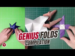 Genius Origami Folds That Will Blow Your Mind! 🔥 (Twist Fold Compilation)