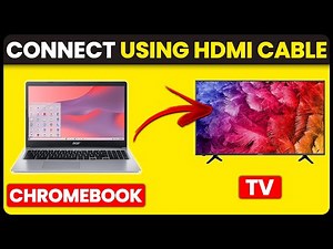 How To Connect Chromebook To TV Using HDMI Cable (How To Cast/Mirror Chromebook To TV Using HDMI)
