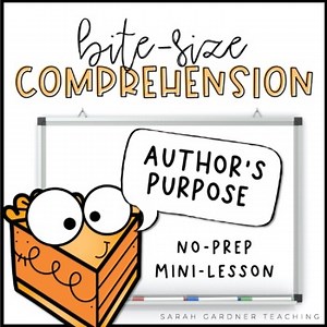 Author's Purpose | Reading Comprehension Lesson | PowerPoint & Google Slides