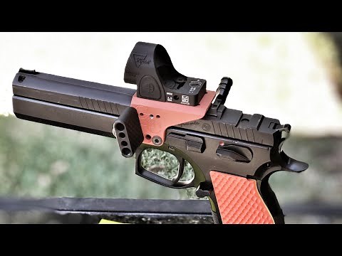 CZ TSO OPTIC READY : FROM 50 YARDS ON A USPSA 18x30 STEEL🔥