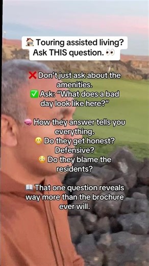 Most people tour assisted living with a checklist