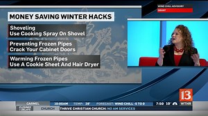 WATCH: Queen of Free Cherie Lowe shared 9 great cold weather hacks today on Sunrise. Here's #1: Spray cooking spray on your show shovel. READ MORE: https://www.wthr.com/1981464 | WTHR-TV