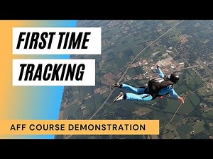Becoming a skydiver | Learning how to track | Freefall course demonstration