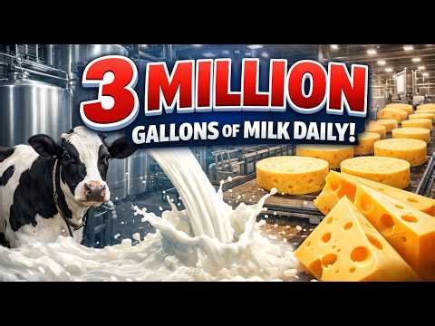 The Dairy-to-Cheese System Processing 3 MILLION Gallons of Milk Daily