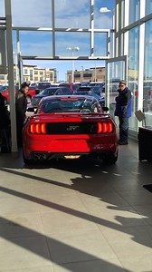 2020 Mustang Race Red GT Premium just arrived comes with performance in its DNA! The GT Performance Package Includes: 19” X 9” (F) 19” X 9.5” (R) Ebony Black-painted aluminum wheels 255/40R19 (F) 275/40R19 (R) summer-only tires Brembo six-piston front brake calipers with large rotors Engin Spun aluminum instrument panel Gauge pack (oiler pressure and vacuum) Heavy-duty front springs K-Brace Large radiator Performance rear wing (fastback only) Strut-tower brace TORSEN differential with 3.73 axle 