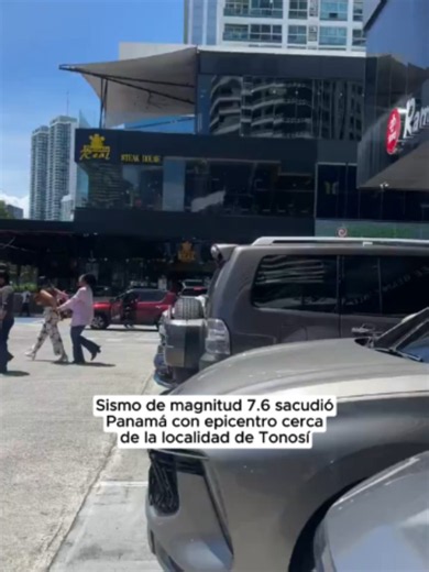 Sismo 7.6 en Panamá: epicentro 39 km al oeste de Tonosí (9 oct)