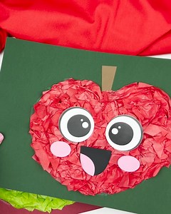 A sweet and simple apple craft that’s just right for those last few days of school! Download the template 🔻 | Simple Everyday Mom