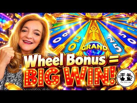 NEW KING KHUFU SLOT! BONUS FEATURES = EPIC WINS! ‪@igt‬ #igtchallenge #theslotcats #slots #winning