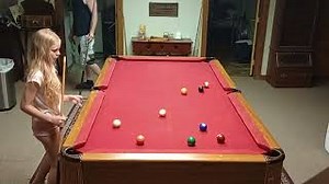 Ali and I play pool Jun, 13, 24