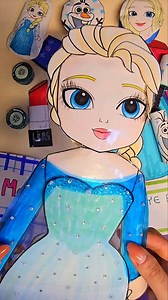 [Paper craft] Elsa dolls blindbag💄 #makeupasmr #craft #diy #diy #craft #art #makeupasmr #papercraft #blindbag #skincare #skincareroutine #roblox #paperdiy #paper #kuromi #cinnamoroll #mymelody | HiHi Paperdiy