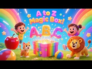 "A to Z Alphabet Surprise Box! Fun ABC Learning for Kids 🎁✨"