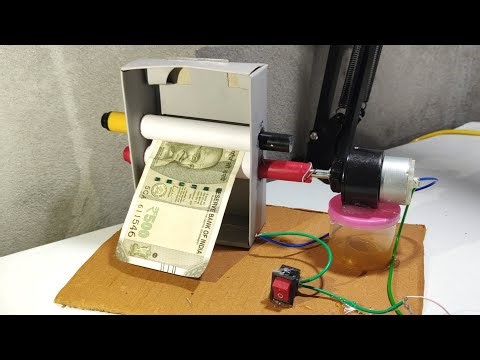 How To Make Money Printing Machine At Home | How to make Money Printer | Science Project