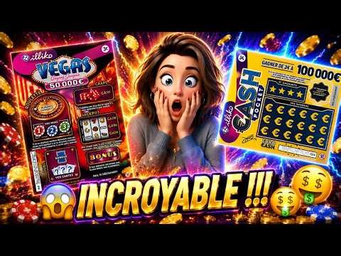 😱 INCREDIBLE!!! JACKPOT on VEGAS vs CASH POCKET 💸🔥 Big Win? FDJ