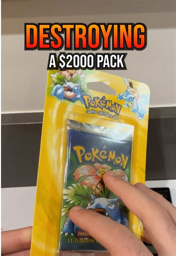 We opened a $2,000 Potential Shadowless Base Set Pokémon blister to find out what was inside. Let’s find out if we made our money back! Would you have opened it, or kept it sealed? 🤔 —————————————————————————————————————————— E&A: Founded in Los Angeles in 2020 by two brothers, Ed & Alex, who developed an expertise in procuring high end and rare sealed vintage Pokemon cards. We have a large selection of vintage Pokemon booster boxes, booster packs, graded cards, and other unique pieces availabl