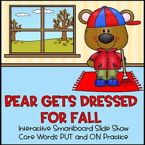 Bear Gets Dressed for Fall | Interactive PowerPoint Slide Show