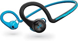 Plantronics Binaural Bluetooth Wireless Headset BackBeat Fit Blue BACKBEATFIT-BL