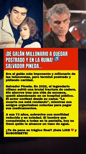 ¡DE GALÁN MILLONARIO A QUEDAR POSTRADO Y EN LA RUINA! ♿ SALVADOR PINEDA...
