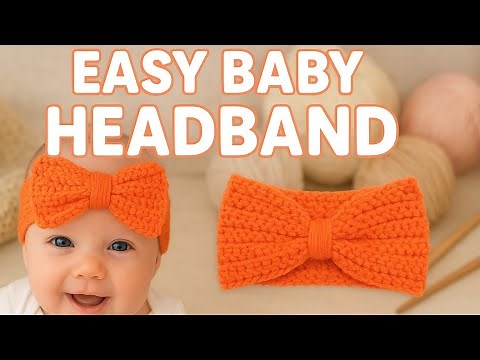 How to Crochet an Easy Baby Headband | Cute & Quick DIY for Beginners