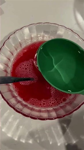 Satisfying Jello Making (Wait for the End) 😳 #jello #jelly #dessert #food #satisfying #asmr #shorts