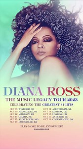 Let’s come together! New dates in US & Europe have been added to The Music Legacy Tour 2023, which means I get to see even more of you. “Let Love Lead The Way ❤️” DianaRoss.com #dianaross #themusiclegacytour #dianarossthankyou | Diana Ross