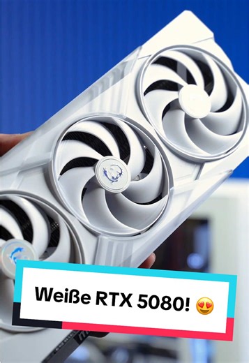 Entdecke die MSI RTX 5080 Gaming Trio White Edition