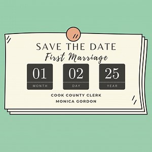 The Cook County Clerk's annual First Marriage of the year will take place on Thursday, January 2! Will you & your loved one be 2025's lucky couple and the first to be wed by Clerk Monica Gordon? Submit your entry for 2025 before Dec. 26 at cookcountyclerk.com/FirstMarriage | Cook County Clerk Monica Gordon | Facebook