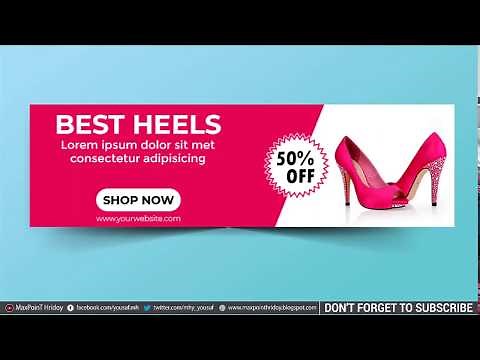 How to Make a Web Banner Design in Photoshop With GIF Animation- #Maxpoint-Hridoy