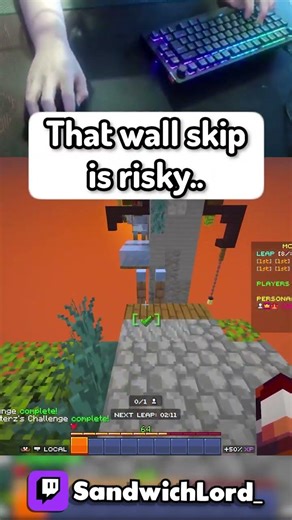 PARKOUR RACE IN MINECRAFT...