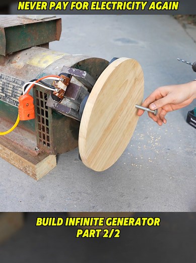 Replying to @king.inventions Part 2 Build Infinite Electric Generator #freeenergy #energy #electric #DIY #fyp