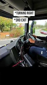 🔄 Roundabouts are one of the top challenges for new HGV drivers 🚛 #hgvtraining #hgvtest