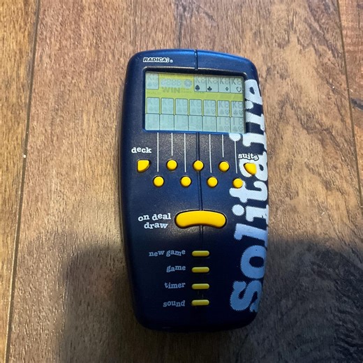1998 Radica Solitaire Electronic Handheld Game - Etsy