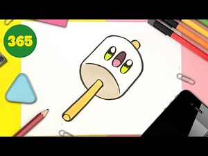 HOW TO DRAW A CUTE MARSHMALLOW STEP BY STEP 💖 Cute drawings 💖