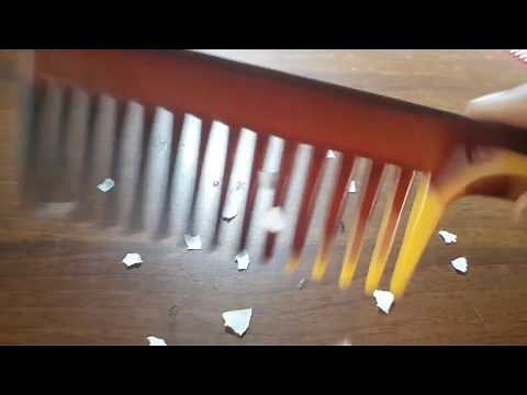 What happens when plastic comb is rubbed against dry hair and electrostatic forces are produced