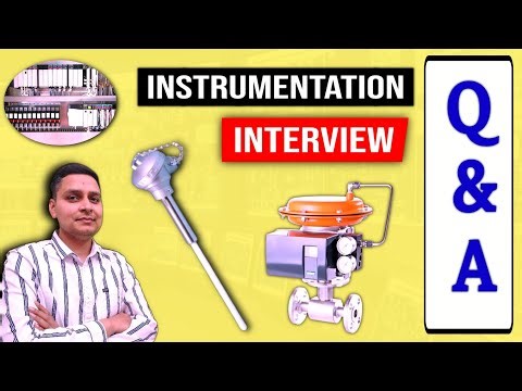 Instrumentation interview questions and answers| control valve| temperature sensors| plc