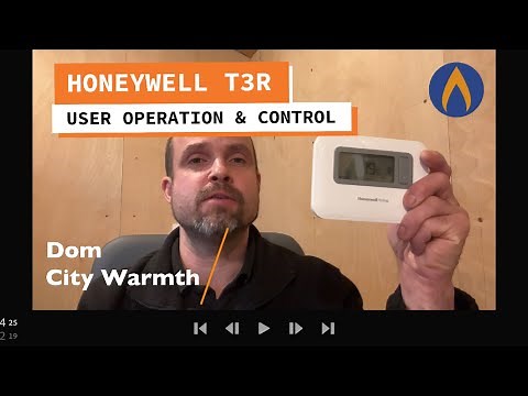 How to use your Honeywell T3R Thermostat
