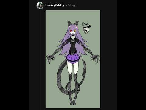 New Artist Attempts This Wild OC Design #beginnerartist #newartist #learningtodraw