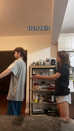 goofing off 🤪😜 #fypシ #trustfalls