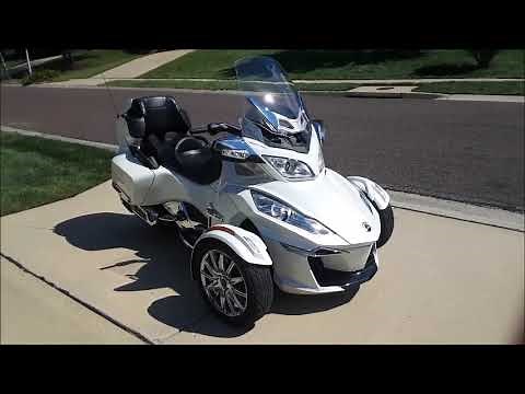 2014 Can-Am Spyder RT Limited startup, engine and in-depth tour