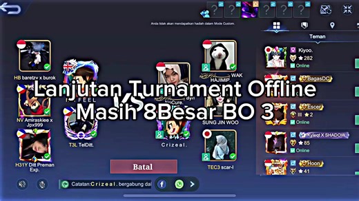 Review Skin Naruto di Turnamen ML Offline