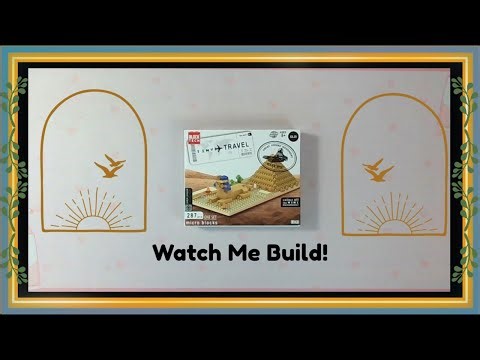 Watch Me Build! Block Tech - Tiny Travel - Great Sphinx Monument - Sped Up with Music