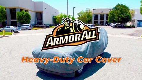 Armor All SUV Cover, Heavy Duty All Weather Protection, Fits SUVs Length up to 205", Grey