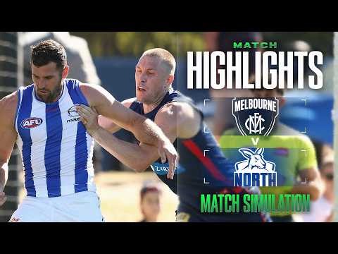Melbourne v North Melbourne Highlights | Match Simulation, 2026 | AFL