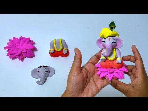 Ganesh idol making with clay | Ganpati Bappa making with clay | ganesh ji murti
